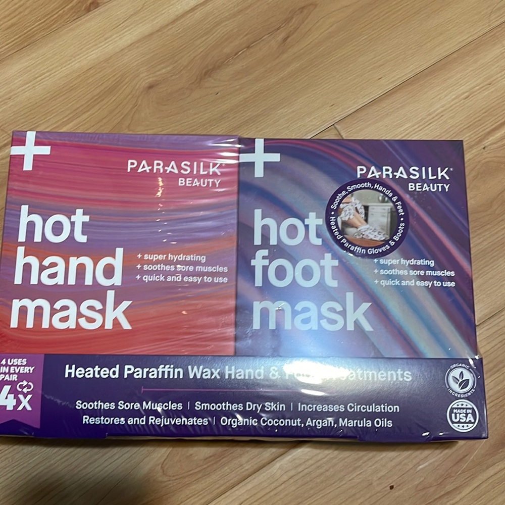 Parasilk beauty hot Hand Mask+ hot food mask